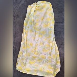 Vintage Yellow  Elephant Fitted Crib Sheet